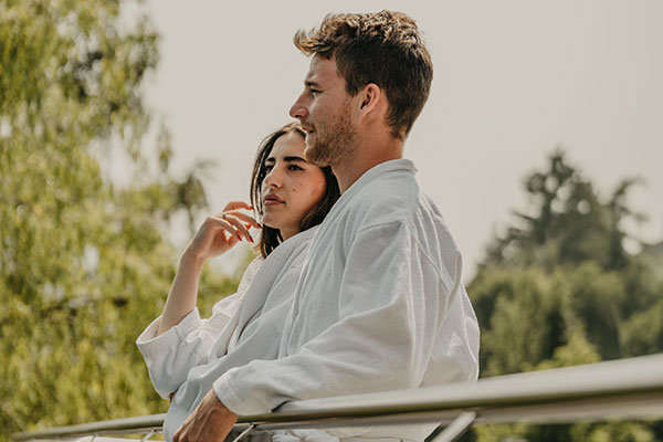 Verleih von Bademänteln