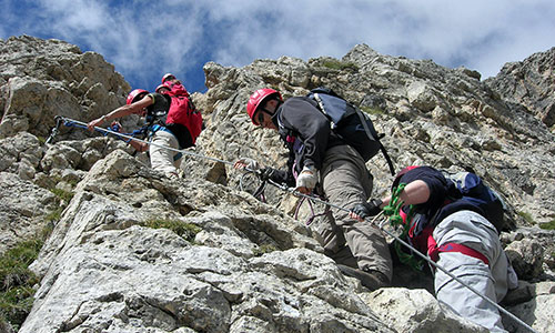 Latemartürme Klettersteig