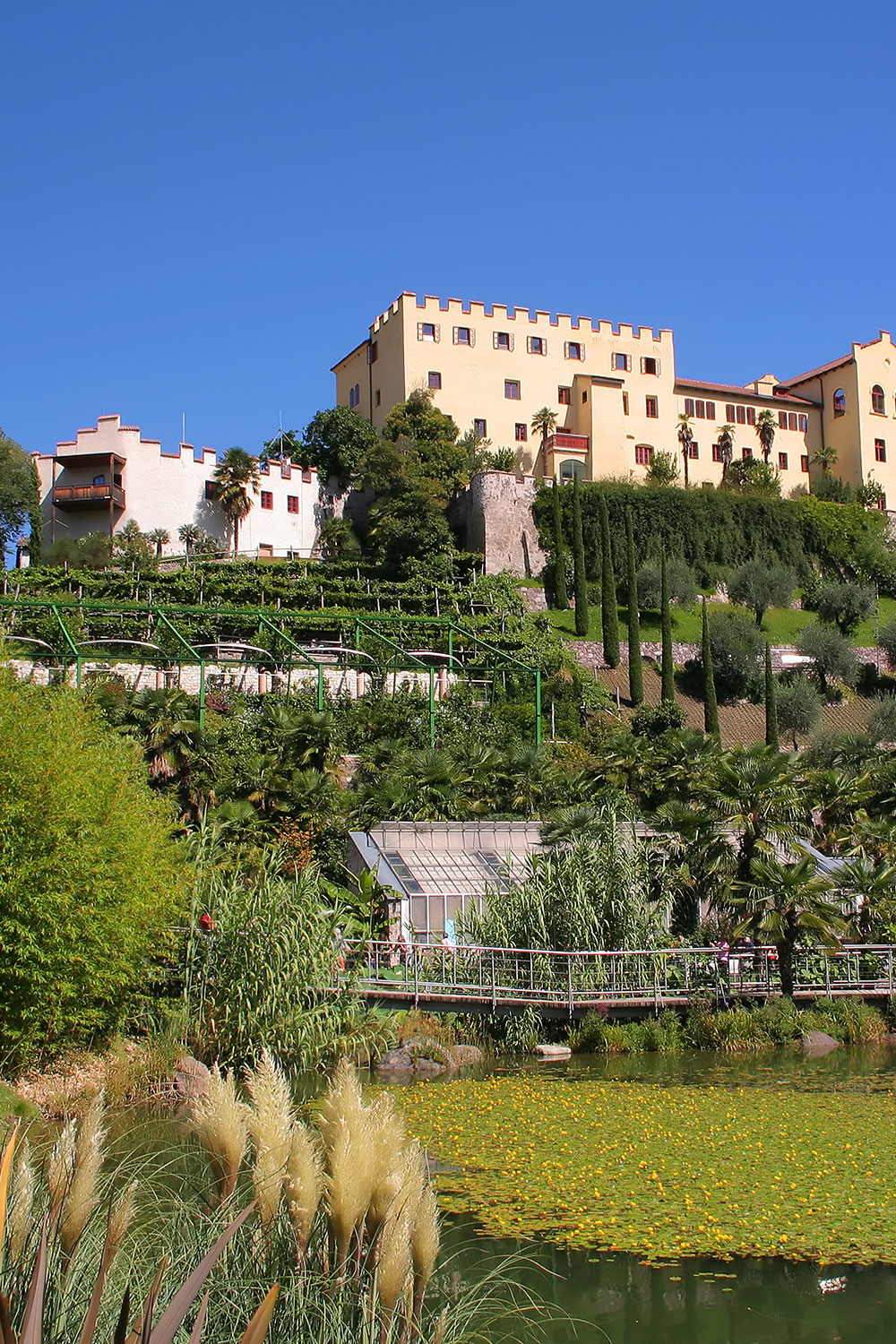 Die Gärten von Schloss Trauttmansdorff