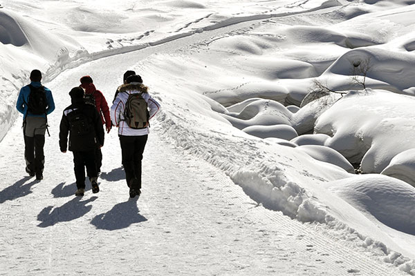 Winterwanderung im Latemargebiet