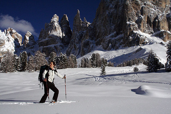 Winterwanderung unterm Rosengarten